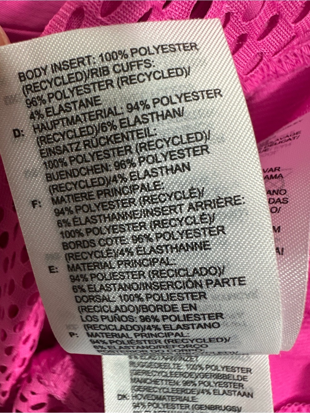 Adidas Sz XS Primeblue Women's Pink Cropped Track Jacket Mesh Back Full Zip - Picture 10 of 11